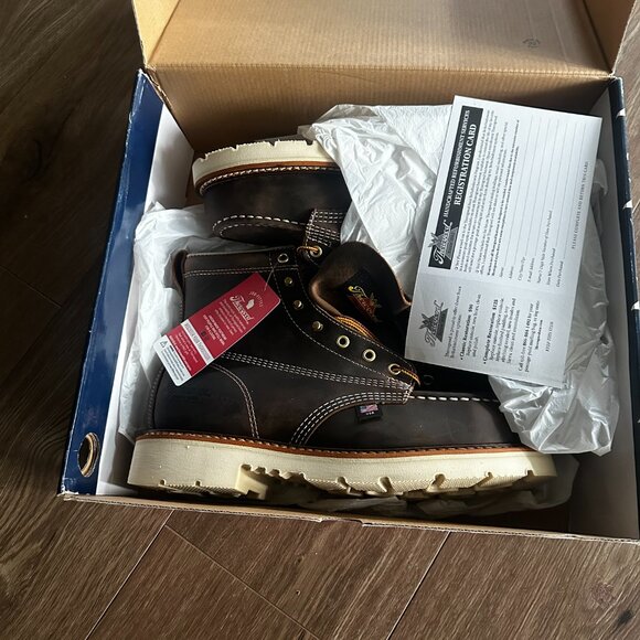 Men's Thorogood 6" Steel Toe Work Boot (U.S.A.) 804-4375 - Picture 6 of 9